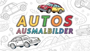 Gmalt Autos Vorschaubild. Verschiedenste Autos Malvorlagen und Autos Ausmalbilder für Jung und Alt