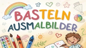 Gmalt Basteln Vorschaubild. Verschiedenste Basteln Malvorlagen und Basteln Ausmalbilder für Jung und Alt