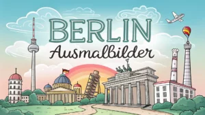 Gmalt Berlin Vorschaubild. Verschiedenste Berlin Malvorlagen und Berlin Ausmalbilder für Jung und Alt
