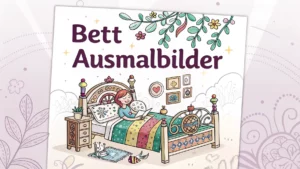 Gmalt Bett Vorschaubild. Verschiedenste Bett Malvorlagen und Bett Ausmalbilder für Jung und Alt
