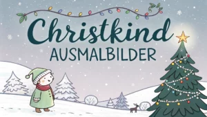 Gmalt Christkind Vorschaubild. Verschiedenste Christkind Malvorlagen und Christkind Ausmalbilder für Jung und Alt