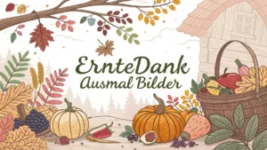 Gmalt Erntedank Vorschaubild. Verschiedenste Erntedank Malvorlagen und Erntedank Ausmalbilder für Jung und Alt