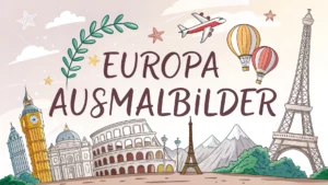 Gmalt Europa Vorschaubild. Verschiedenste Europa Malvorlagen und Europa Ausmalbilder für Jung und Alt