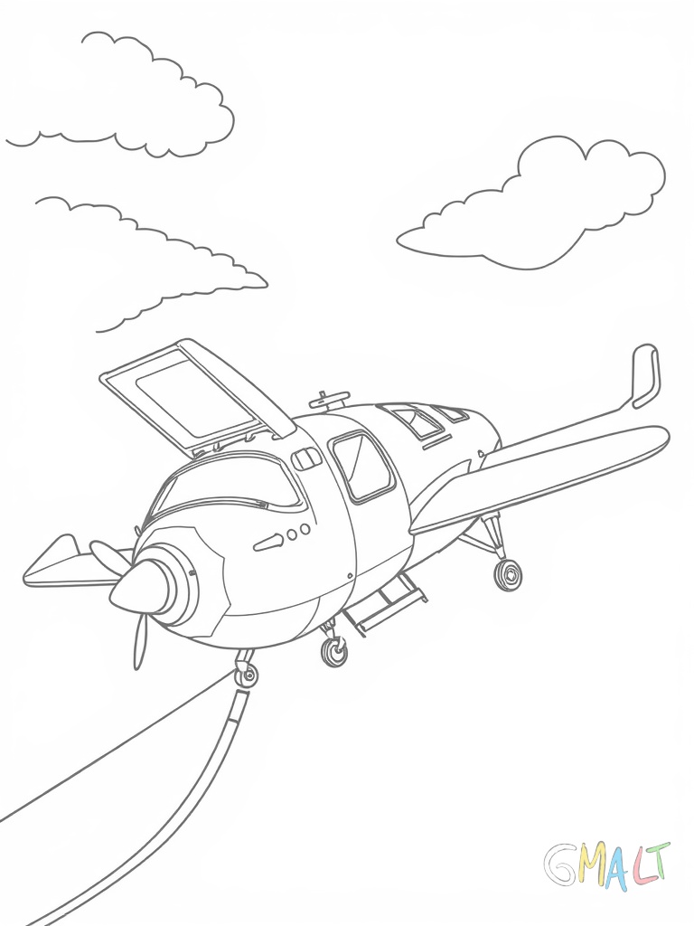 Ein Frachtflugzeug mit geöffneter Ladeluke am Heck. Ein Gabelstapler fährt gerade eine Palette hinein.