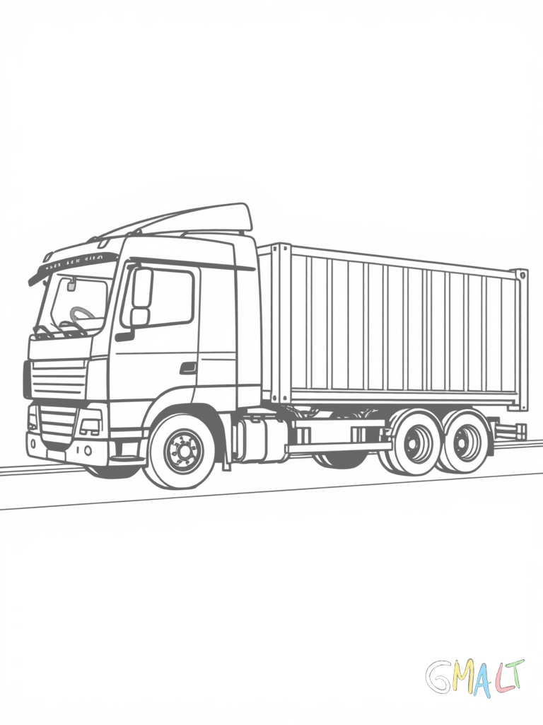 Ein Mobilkran mit ausgefahrenen Stützen hebt einen Container an. Die Räder sind deutlich zu sehen und der Kranarm ist diagonal nach oben ausgerichtet. Der gelbe Kran steht von der Seite gesehen.