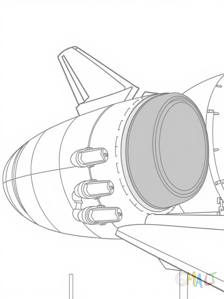 Seitenansicht des Space Shuttles bei der Montage. Der weiße Außentank wird gerade mit dem orangefarbenen Orbiter verbunden. Die zwei Feststoffraketen sind bereits montiert. Ein Kran ist im Hintergrund zu sehen.