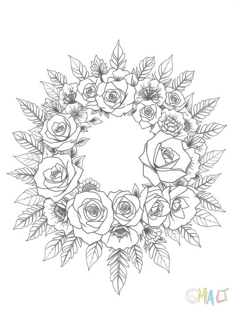 Ein Brautstrauß aus Rosen und anderen Blumen liegt bereit zum Werfen. Eine schöne Schleife umwickelt die Blumenstiele.