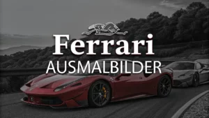 Gmalt Ferrari Vorschaubild. Verschiedenste Ferrari Malvorlagen und Ferrari Ausmalbilder für Jung und Alt