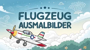 Gmalt Flugzeug Vorschaubild. Verschiedenste Flugzeug Malvorlagen und Flugzeug Ausmalbilder für Jung und Alt