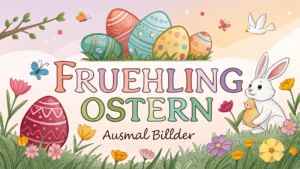 Gmalt Frühling Ostern Vorschaubild. Verschiedenste Frühling Ostern Malvorlagen und Frühling Ostern Ausmalbilder für Jung und Alt