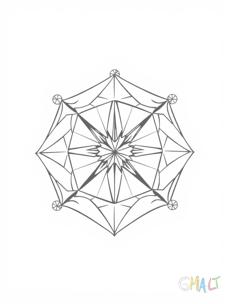 Ein quadratischer Diamant in Prinzessschliff wird von vier kleinen runden Diamanten umrahmt die in den Ecken platziert sind.