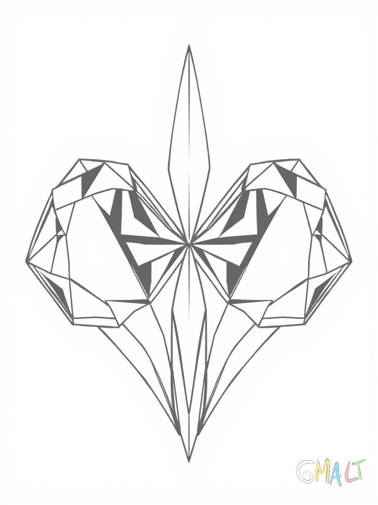 Zwei identische tropfenförmige Diamanten sind spiegelverkehrt angeordnet sodass ihre Spitzen sich in der Bildmitte fast berühren.