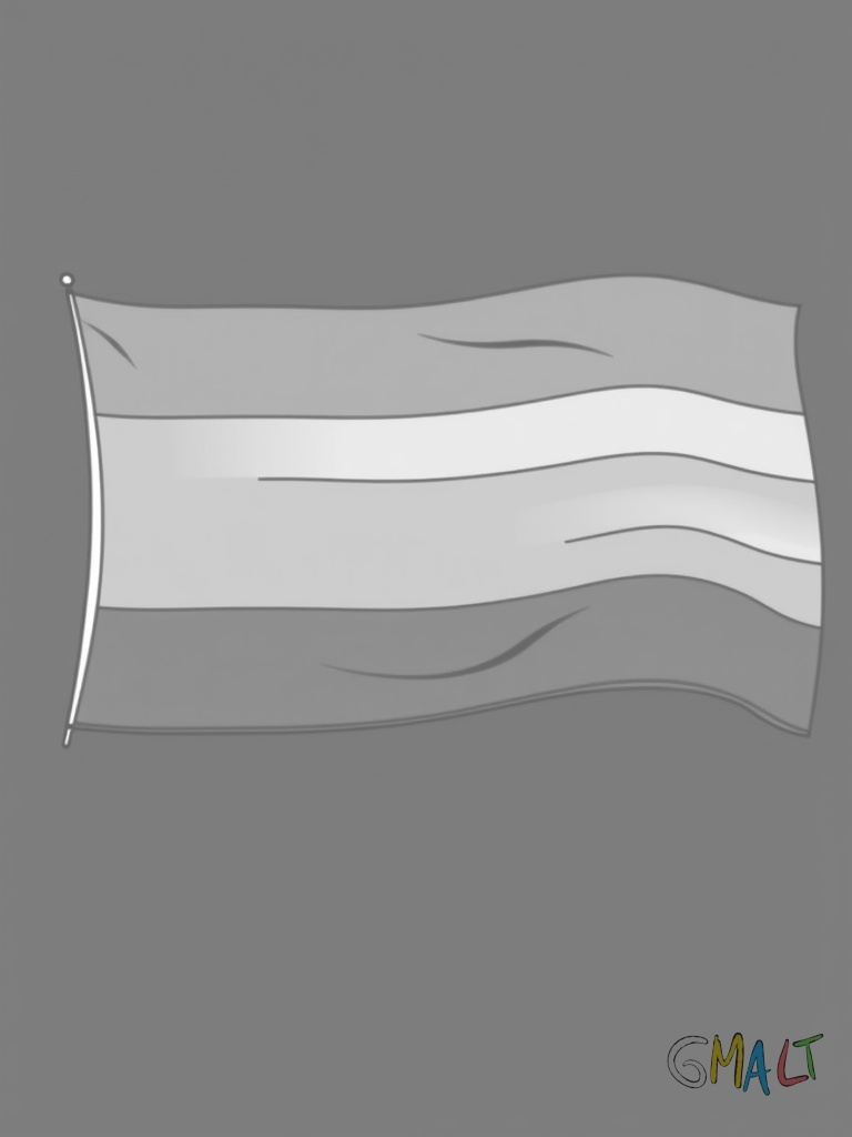 Eine Regenbogenflagge mit sechs horizontalen Streifen in Rot Orange Gelb Grün Blau und Violett. Die Farben sind kräftig und die Flagge weht sanft nach links.
