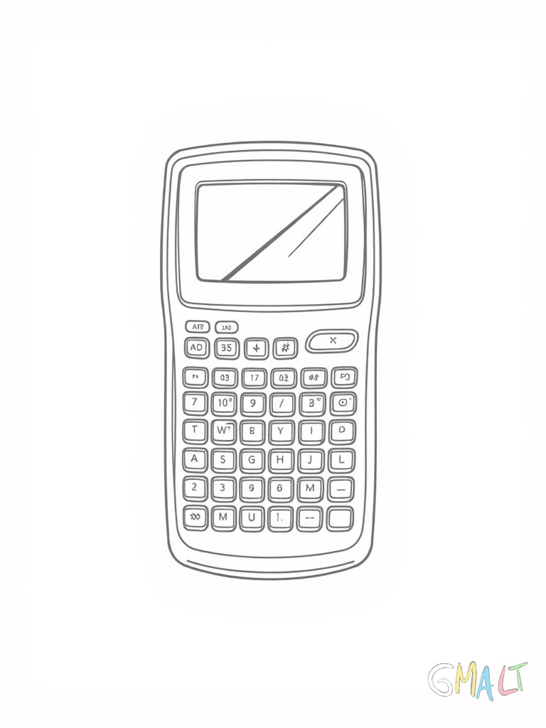 Ein aufgeklapptes Klapphandy im Retro-Style. Die Tastatur ist im unteren Teil zu sehen. Das Display ist im oberen Teil.