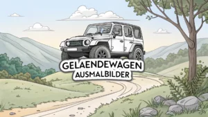 Gmalt Geländewagen Vorschaubild. Verschiedenste Geländewagen Malvorlagen und Geländewagen Ausmalbilder für Jung und Alt