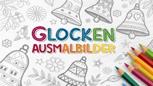 Gmalt Glocken Vorschaubild. Verschiedenste Glocken Malvorlagen und Glocken Ausmalbilder für Jung und Alt