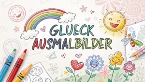 Gmalt Glück Vorschaubild. Verschiedenste Glück Malvorlagen und Glück Ausmalbilder für Jung und Alt