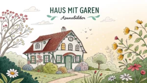 Gmalt Haus Mit Garten Vorschaubild. Verschiedenste Haus Mit Garten Malvorlagen und Haus Mit Garten Ausmalbilder für Jung und Alt