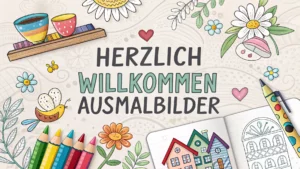Gmalt Herzlich Willkommen Vorschaubild. Verschiedenste Herzlich Willkommen Malvorlagen und Herzlich Willkommen Ausmalbilder für Jung und Alt