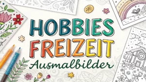 Gmalt Hobbies Freizeit Vorschaubild. Verschiedenste Hobbies Freizeit Malvorlagen und Hobbies Freizeit Ausmalbilder für Jung und Alt