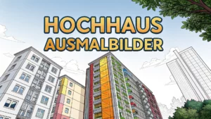Gmalt Hochhaus Vorschaubild. Verschiedenste Hochhaus Malvorlagen und Hochhaus Ausmalbilder für Jung und Alt
