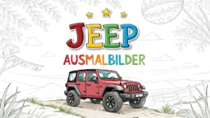 Gmalt Jeep Vorschaubild. Verschiedenste Jeep Malvorlagen und Jeep Ausmalbilder für Jung und Alt