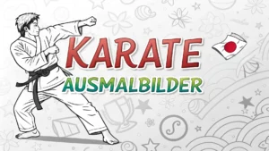 Gmalt Karate Vorschaubild. Verschiedenste Karate Malvorlagen und Karate Ausmalbilder für Jung und Alt