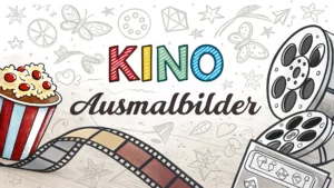 Gmalt Kino Vorschaubild. Verschiedenste Kino Malvorlagen und Kino Ausmalbilder für Jung und Alt