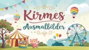 Gmalt Kirmes Vorschaubild. Verschiedenste Kirmes Malvorlagen und Kirmes Ausmalbilder für Jung und Alt