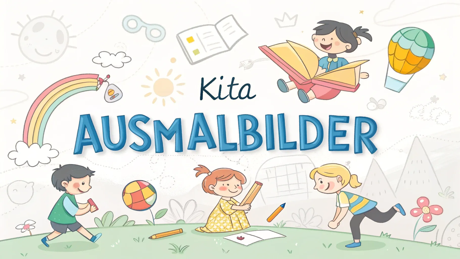 10 kostenlose Kita Ausmalbilder zum Ausdrucken | Gratis