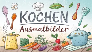 Gmalt Kochen Vorschaubild. Verschiedenste Kochen Malvorlagen und Kochen Ausmalbilder für Jung und Alt