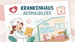 Gmalt Krankenhaus Vorschaubild. Verschiedenste Krankenhaus Malvorlagen und Krankenhaus Ausmalbilder für Jung und Alt