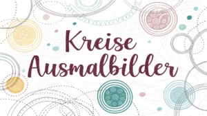 Gmalt Kreise Vorschaubild. Verschiedenste Kreise Malvorlagen und Kreise Ausmalbilder für Jung und Alt