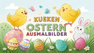 Gmalt Küken Ostern Vorschaubild. Verschiedenste Küken Ostern Malvorlagen und Küken Ostern Ausmalbilder für Jung und Alt