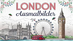 Gmalt London Vorschaubild. Verschiedenste London Malvorlagen und London Ausmalbilder für Jung und Alt