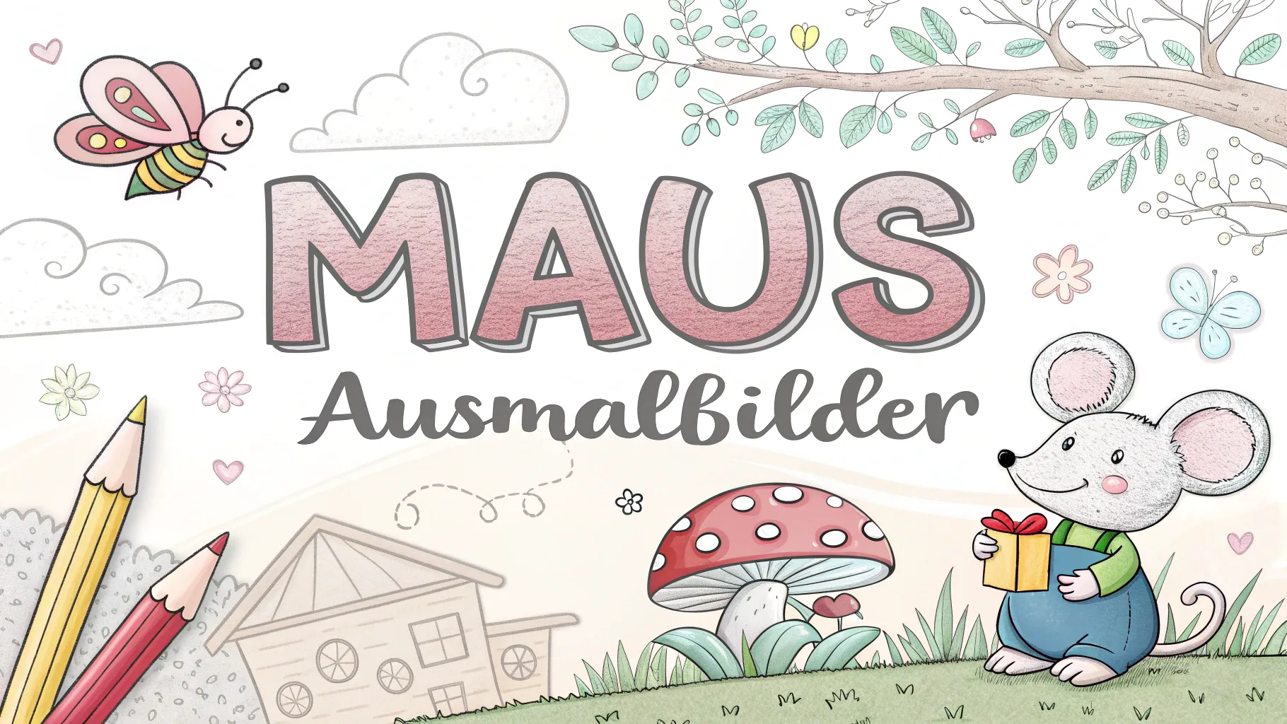 14 kostenlose Maus Ausmalbilder zum Ausdrucken | Gratis