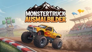Gmalt Monstertruck Vorschaubild. Verschiedenste Monstertruck Malvorlagen und Monstertruck Ausmalbilder für Jung und Alt