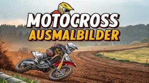 Gmalt Motocross Vorschaubild. Verschiedenste Motocross Malvorlagen und Motocross Ausmalbilder für Jung und Alt