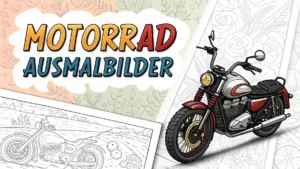 Gmalt Motorrad Vorschaubild. Verschiedenste Motorrad Malvorlagen und Motorrad Ausmalbilder für Jung und Alt