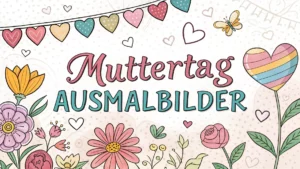 Gmalt Muttertag Vorschaubild. Verschiedenste Muttertag Malvorlagen und Muttertag Ausmalbilder für Jung und Alt