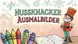 Gmalt Nussknacker Vorschaubild. Verschiedenste Nussknacker Malvorlagen und Nussknacker Ausmalbilder für Jung und Alt