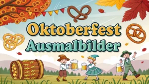 Gmalt Oktoberfest Vorschaubild. Verschiedenste Oktoberfest Malvorlagen und Oktoberfest Ausmalbilder für Jung und Alt