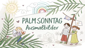 Gmalt Palmsonntag Vorschaubild. Verschiedenste Palmsonntag Malvorlagen und Palmsonntag Ausmalbilder für Jung und Alt
