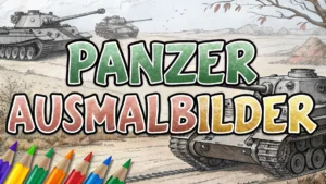 Gmalt Panzer Vorschaubild. Verschiedenste Panzer Malvorlagen und Panzer Ausmalbilder für Jung und Alt