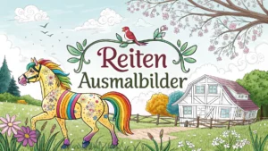Gmalt Reiten Vorschaubild. Verschiedenste Reiten Malvorlagen und Reiten Ausmalbilder für Jung und Alt