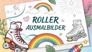 Gmalt Roller Vorschaubild. Verschiedenste Roller Malvorlagen und Roller Ausmalbilder für Jung und Alt