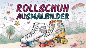 Gmalt Rollschuh Vorschaubild. Verschiedenste Rollschuh Malvorlagen und Rollschuh Ausmalbilder für Jung und Alt