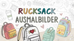 Gmalt Rucksack Vorschaubild. Verschiedenste Rucksack Malvorlagen und Rucksack Ausmalbilder für Jung und Alt