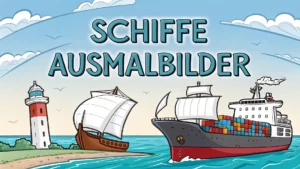 Gmalt Schiffe Vorschaubild. Verschiedenste Schiffe Malvorlagen und Schiffe Ausmalbilder für Jung und Alt