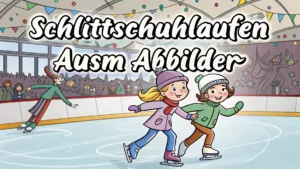 Gmalt Schlittschuhlaufen Vorschaubild. Verschiedenste Schlittschuhlaufen Malvorlagen und Schlittschuhlaufen Ausmalbilder für Jung und Alt
